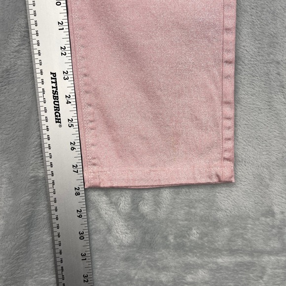 NY&C Jeans Womens 6 Metallic Pink Low Waist Low Rise Skinny Leg 5-Pocket Design - Picture 9 of 10